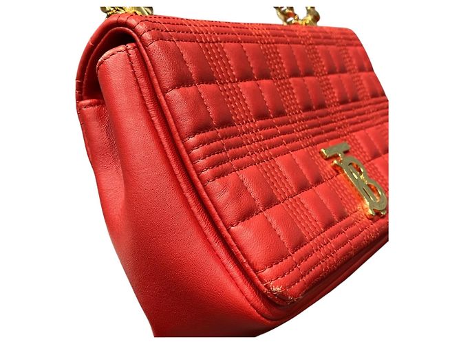 Borsa a tracolla Burberry Lola Rosso - vista 8