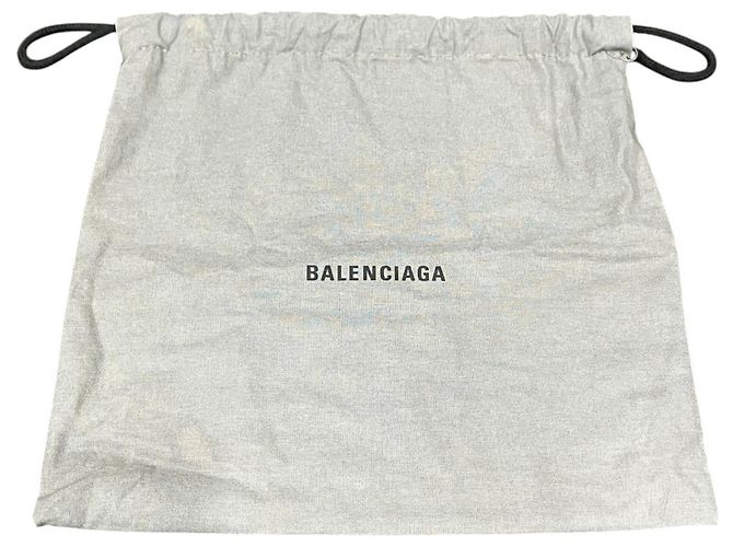 Borsa a tracolla con catena Balenciaga Hourglass Wallet Bianco - vista 5