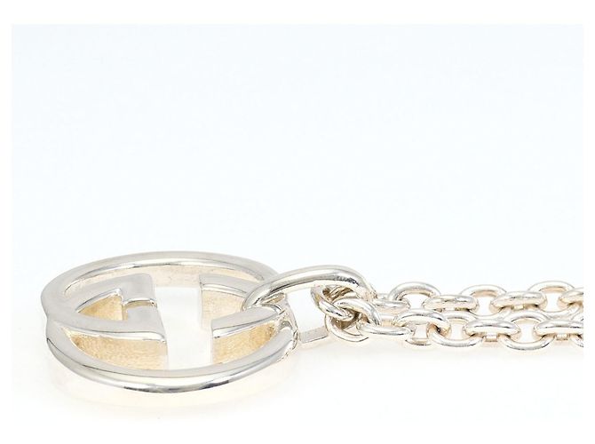Collar Gucci Interlocking G Plata - vista 2