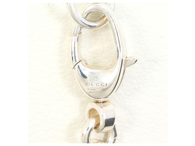 Collar Gucci Interlocking G Plata - vista 4
