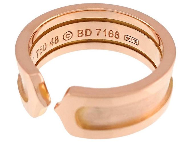 Cartier C2 Small SM #48 Ring in 18K Roségold - Ansicht 4