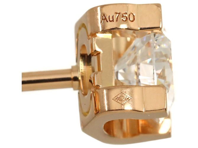 Pendientes de botón Cartier C de Diamond - vista 4