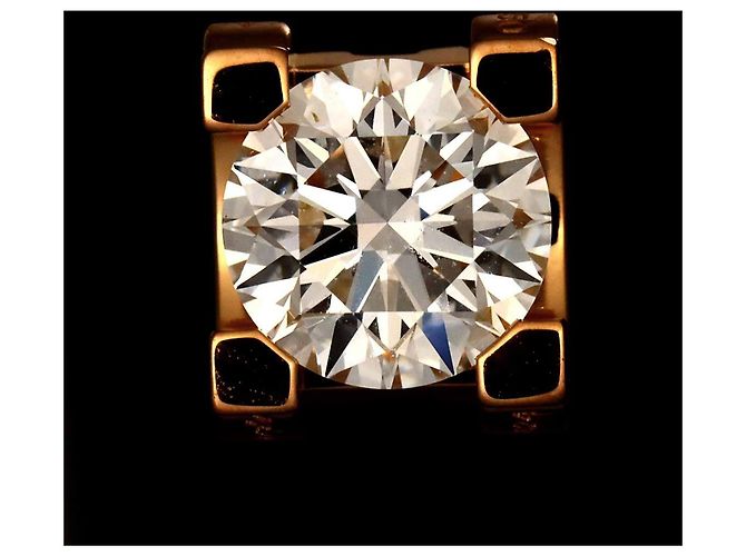 Pendientes de botón Cartier C de Diamond - vista 6