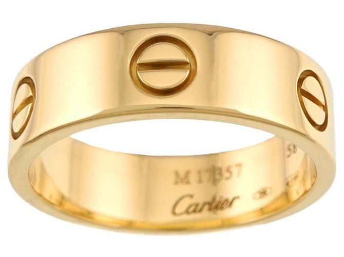 Bague Cartier Love en or jaune 18K - vue 2