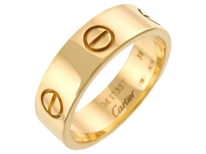 Bague Cartier Love en or jaune 18K - vue 4