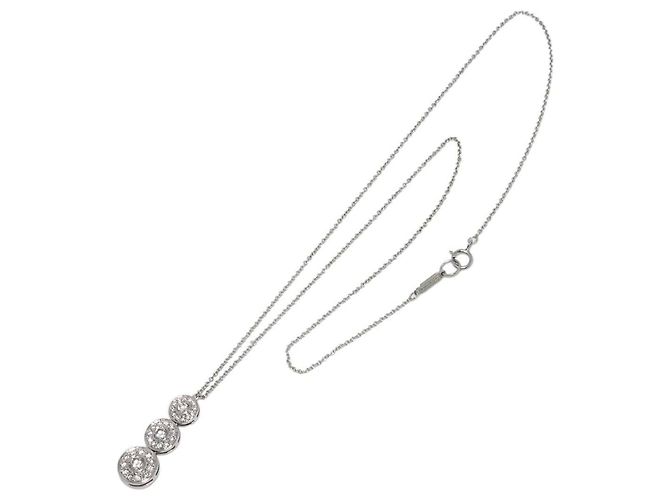 Autre Marque Tiffany & Co. Circlet Triple Drop Diamantenhalskette - Ansicht 2