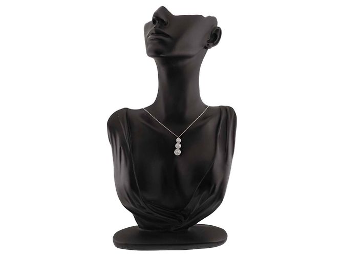Autre Marque Tiffany & Co. Circlet Triple Drop Diamantenhalskette - Ansicht 8