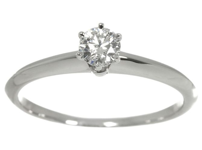 Autre Marque Tiffany & Co. Solitär-Diamantband-Ring - Ansicht 2