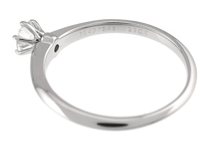Autre Marque Tiffany & Co. Solitär-Diamantband-Ring - Ansicht 4