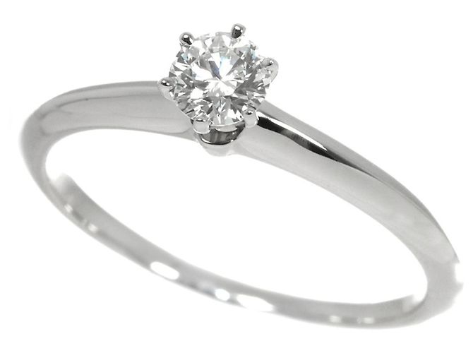 Autre Marque Tiffany & Co. Solitär-Diamantband-Ring - Ansicht 5