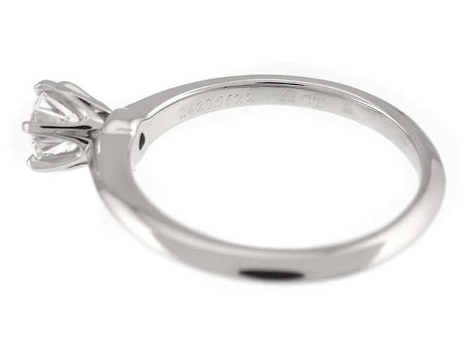 Autre Marque Tiffany & Co. Solitär-Diamantring aus Platin - Ansicht 4