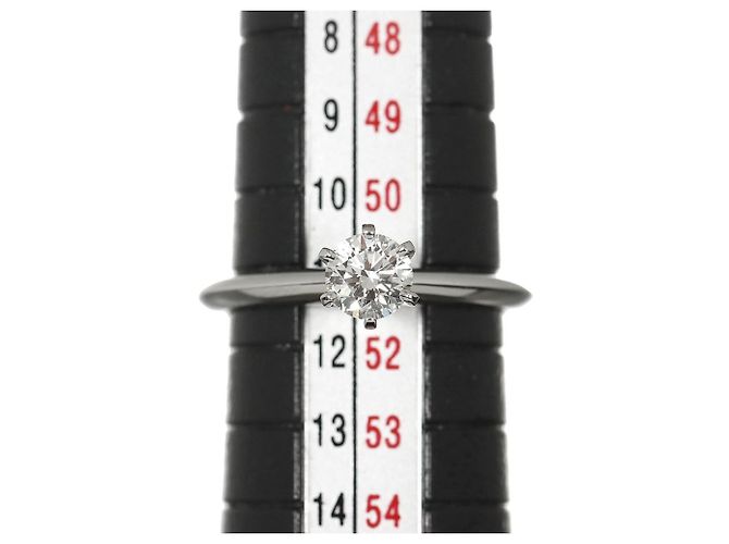 Autre Marque Tiffany & Co. Solitär-Diamantring aus Platin - Ansicht 7