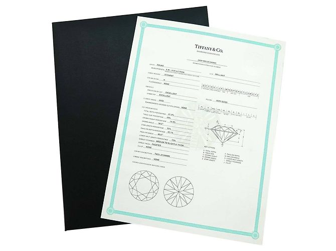 Autre Marque Anello Fascia in Platino Tiffany & Co. - vista 9