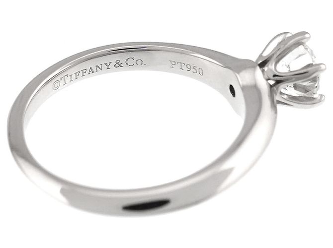 Autre Marque Tiffany & Co. Platin-Solitär-Diamantring - Ansicht 3