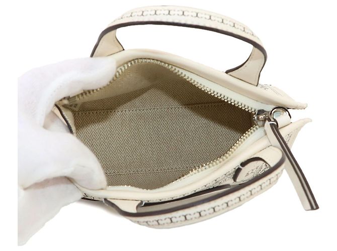 Borsa a mano/spalla 2 in 1 Tory Burch Paisley Bianco Crudo - vista 6