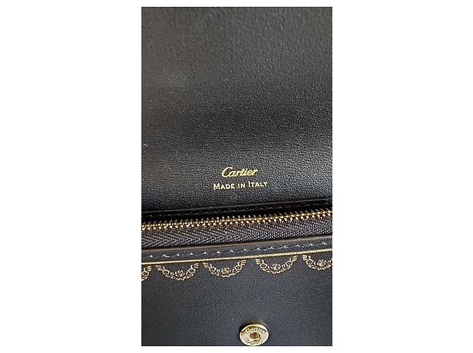 Cartera Cartier Guirlande de piel Negro - vista 7