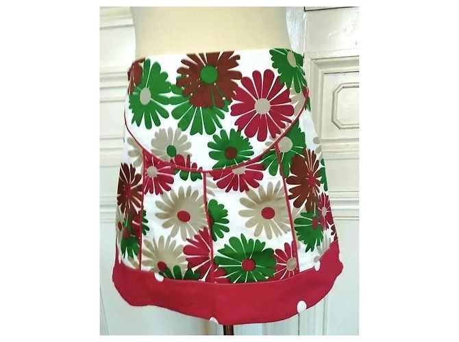 Autre Marque Smash Gonna Pop Blithe a fiori Marrone Bianco Rosso Beige Verde - vista 11