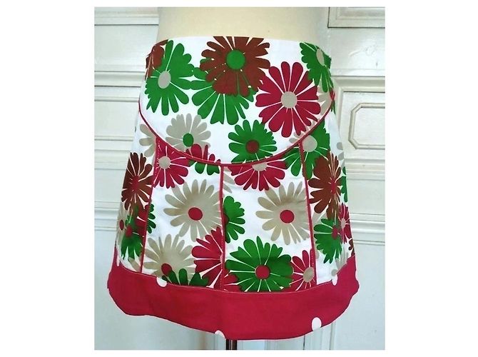 Autre Marque Smash Gonna Pop Blithe a fiori Marrone Bianco Rosso Beige Verde - vista 13