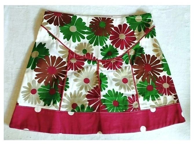 Autre Marque Smash Gonna Pop Blithe a fiori Marrone Bianco Rosso Beige Verde - vista 20