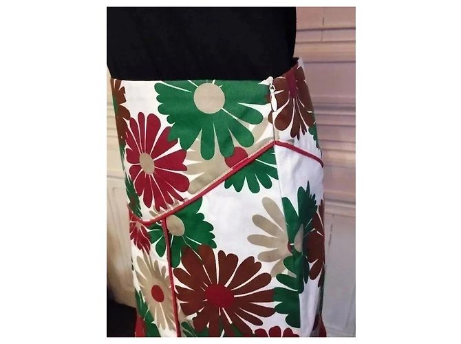 Autre Marque Smash Gonna Pop Blithe a fiori Marrone Bianco Rosso Beige Verde - vista 5
