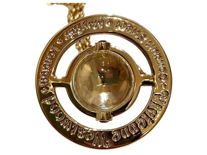 Collana con pendente Small Orb Vivienne Westwood D'oro - vista 3