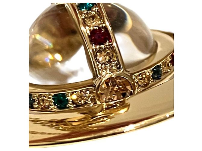 Collana con pendente Small Orb Vivienne Westwood D'oro - vista 7