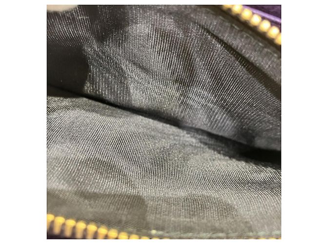 Cartera larga fruncida Miu Miu Matelassé Púrpura - vista 7