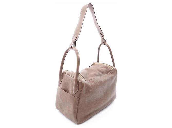 Hermès Hermes Lindy 30 Etoupe Schultertasche Braun - Ansicht 2