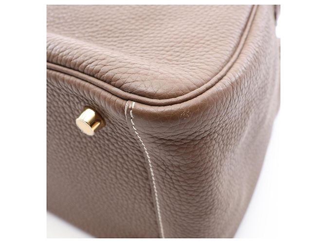 Hermès Hermes Lindy 30 Etoupe Schultertasche Braun - Ansicht 6