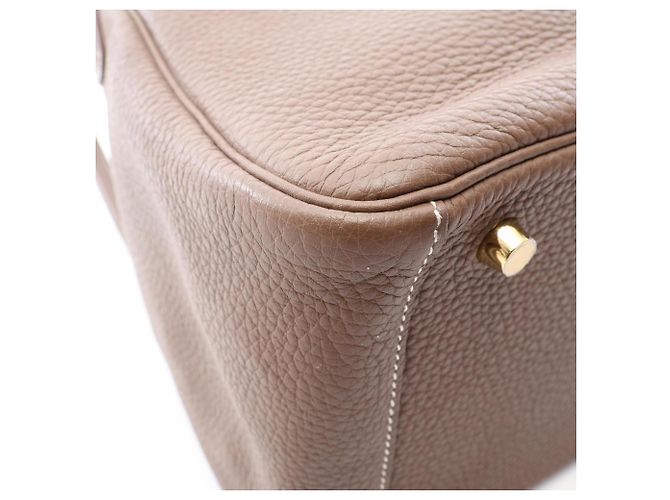 Hermès Hermes Lindy 30 Etoupe Schultertasche Braun - Ansicht 7