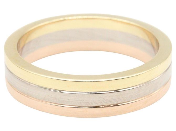 Anello Cartier Vendome in oro 18K tricolore Argento D'oro - vista 2
