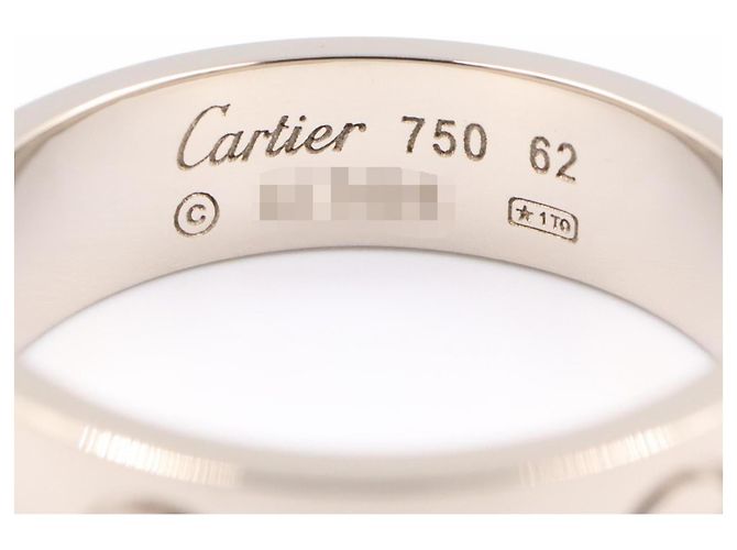 Anello Cartier Love in oro bianco 18K Argento - vista 3