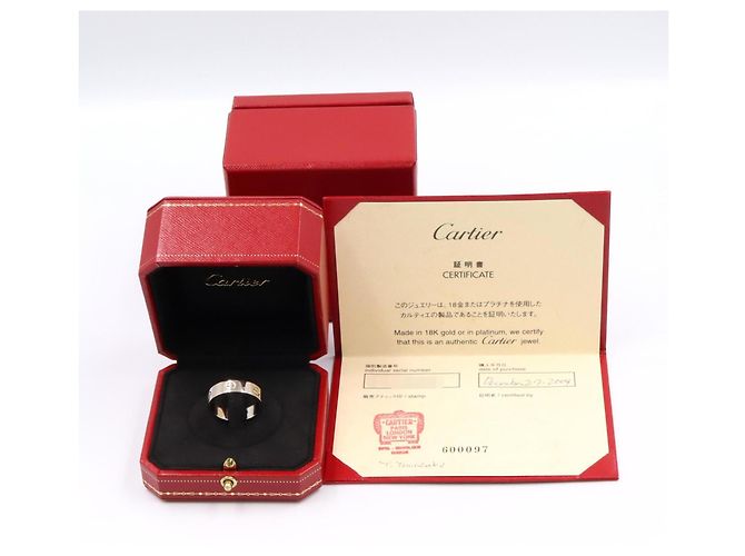 Anello Cartier Love in oro bianco 18K Argento - vista 6