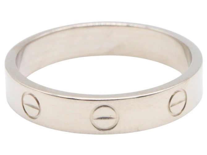 Anello Cartier Love in oro bianco 18K Argento - vista 2