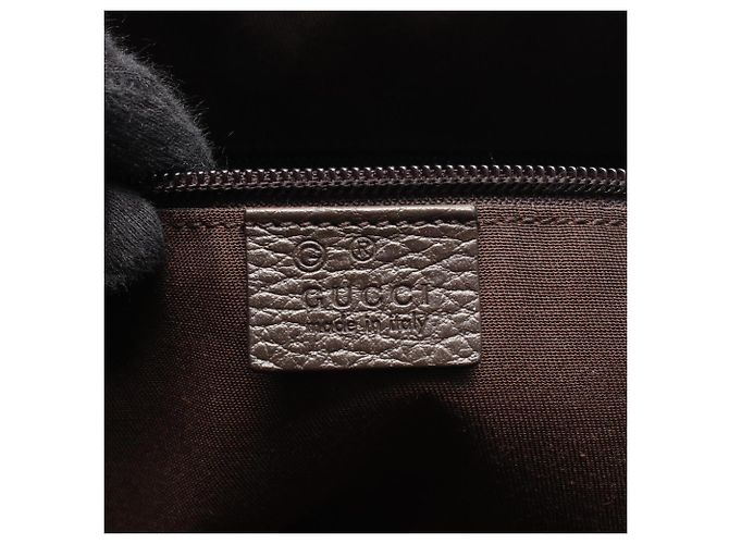 Gucci GG Canvas Schultertasche Braun Beige - Ansicht 4