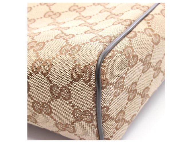 Gucci GG Canvas Schultertasche Braun Beige - Ansicht 5