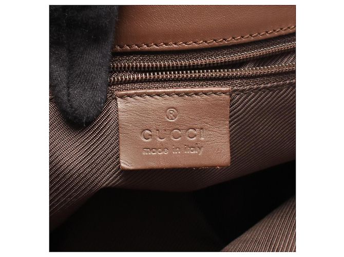 Borsa Tote Gucci GG Canvas Marrone Beige - vista 4
