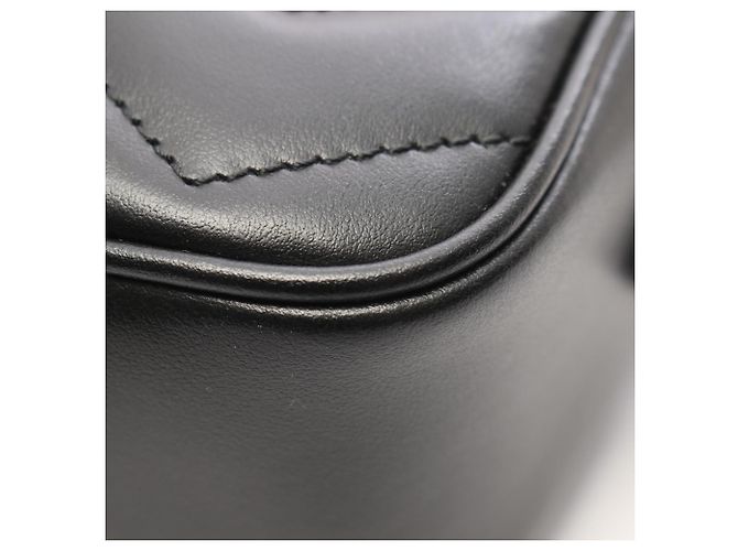 Borsa Mini Gucci GG Marmont Matelassé Nero - vista 7