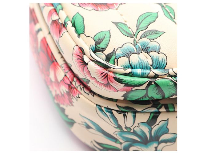 Borsa Gucci GG Marmont con stampa cuori e fiori Multicolore Crudo - vista 5