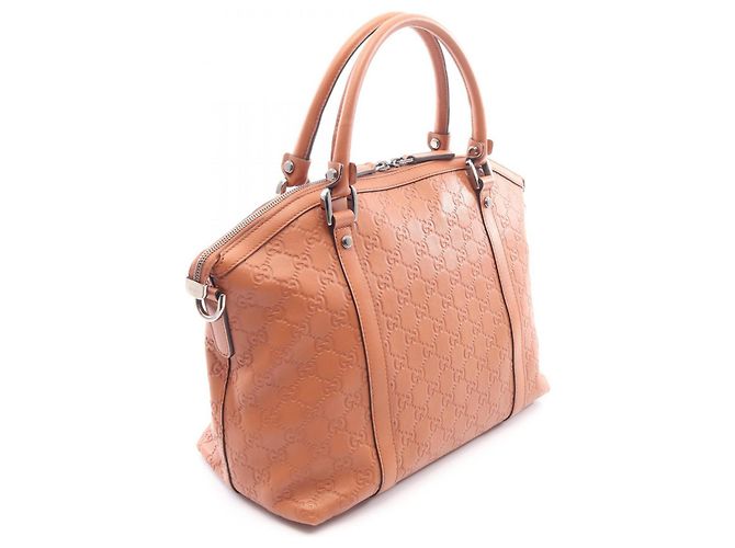 Borsa Tote 2-Way Gucci Interlocking G Guccissima Marrone - vista 2
