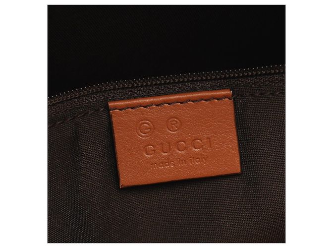 Borsa Tote 2-Way Gucci Interlocking G Guccissima Marrone - vista 4