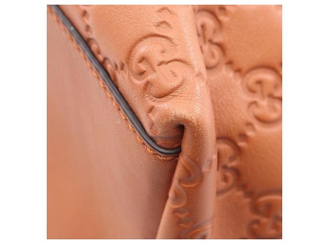 Borsa Tote 2-Way Gucci Interlocking G Guccissima Marrone - vista 6