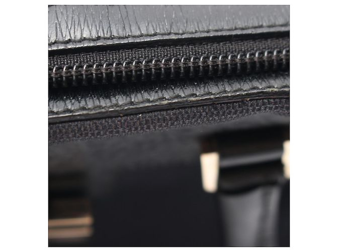 Borsa Gucci G-logo nera in pelle e tela Nero - vista 12
