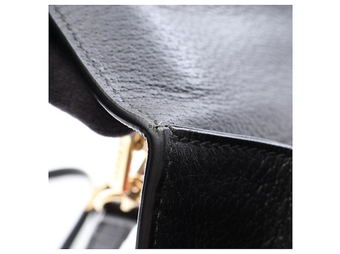 Borsa a tracolla Gucci Sylvie Sherry Line Bee Star Nero Multicolore D'oro - vista 9