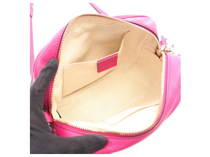 Gucci Soho Disco Bag Rosa Leder Pink - Ansicht 3