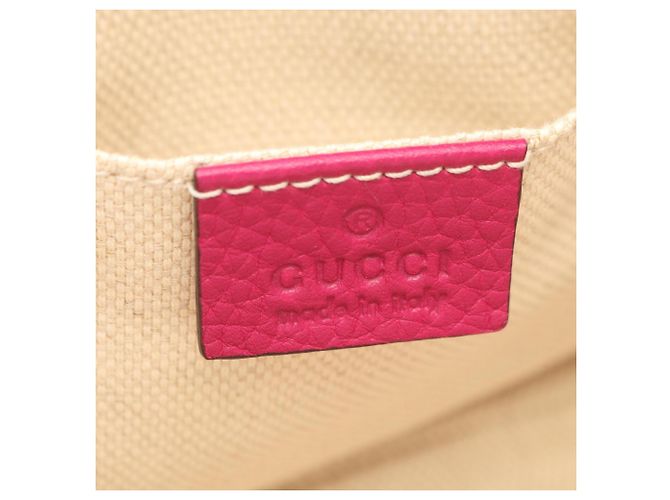 Gucci Soho Disco Bag Rosa Leder Pink - Ansicht 4