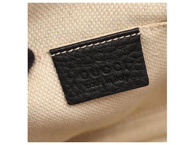 Borsa Gucci Soho Disco in pelle nera Nero - vista 4