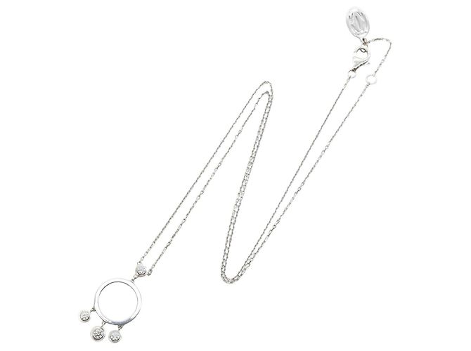 Collana Cartier Diamants Légers 4PD Argento - vista 2