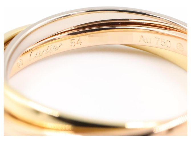 Cartier Trinity Ring SM Silber Golden - Ansicht 3