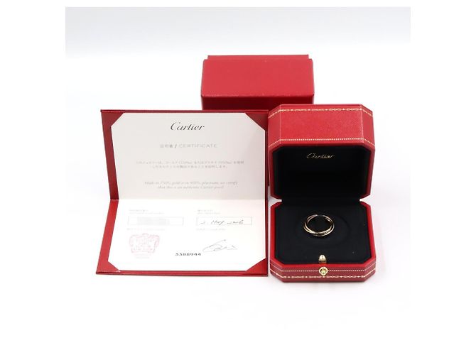 Cartier Trinity Ring SM Silber Golden - Ansicht 6